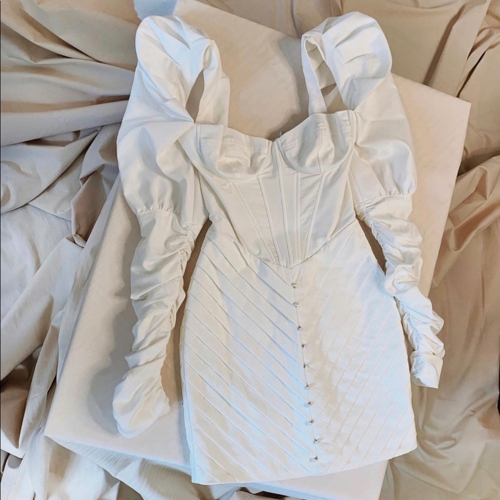 Tudor Sleeve Corset Dress